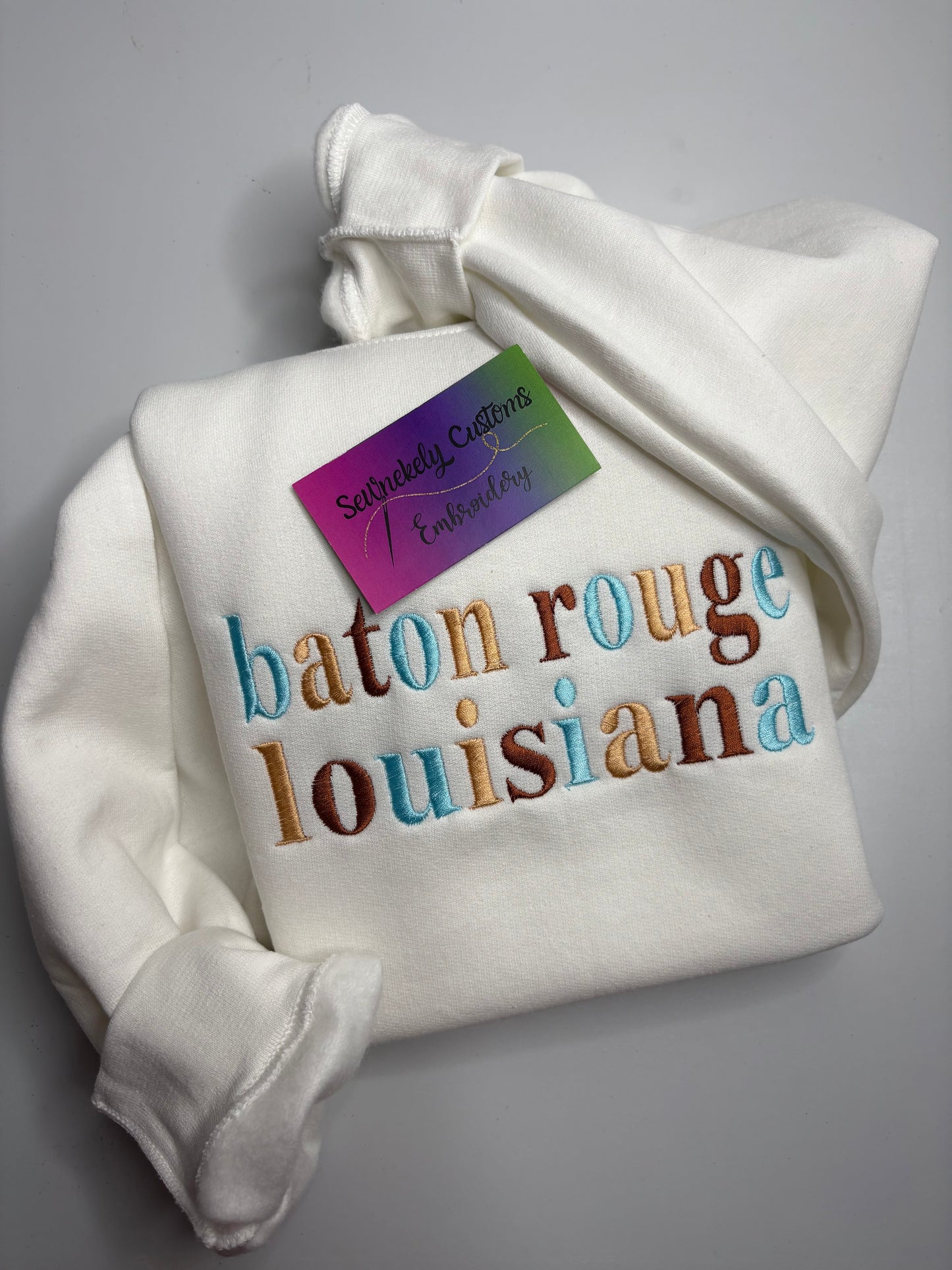 PERSONALIZED CITY AND/OR STATE SWEATSHIRT
