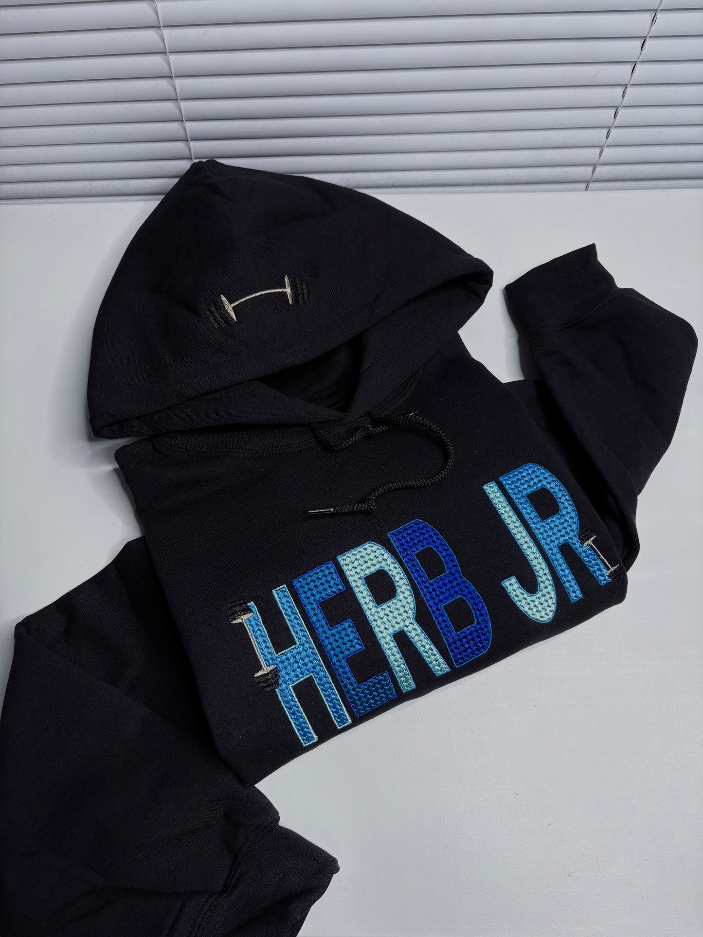 PERSONALIZED TEXTURED WORD SWEATSHIRT