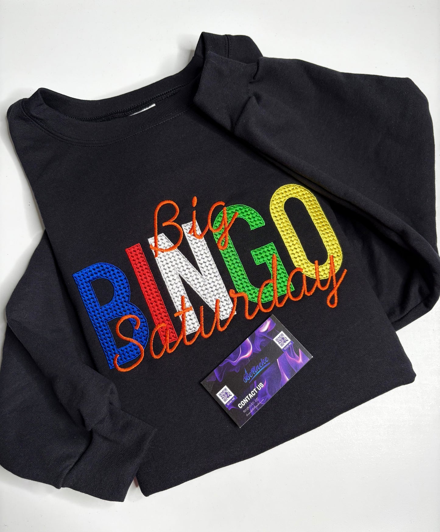 PERSONALIZED TEXTURED WORD SWEATSHIRT