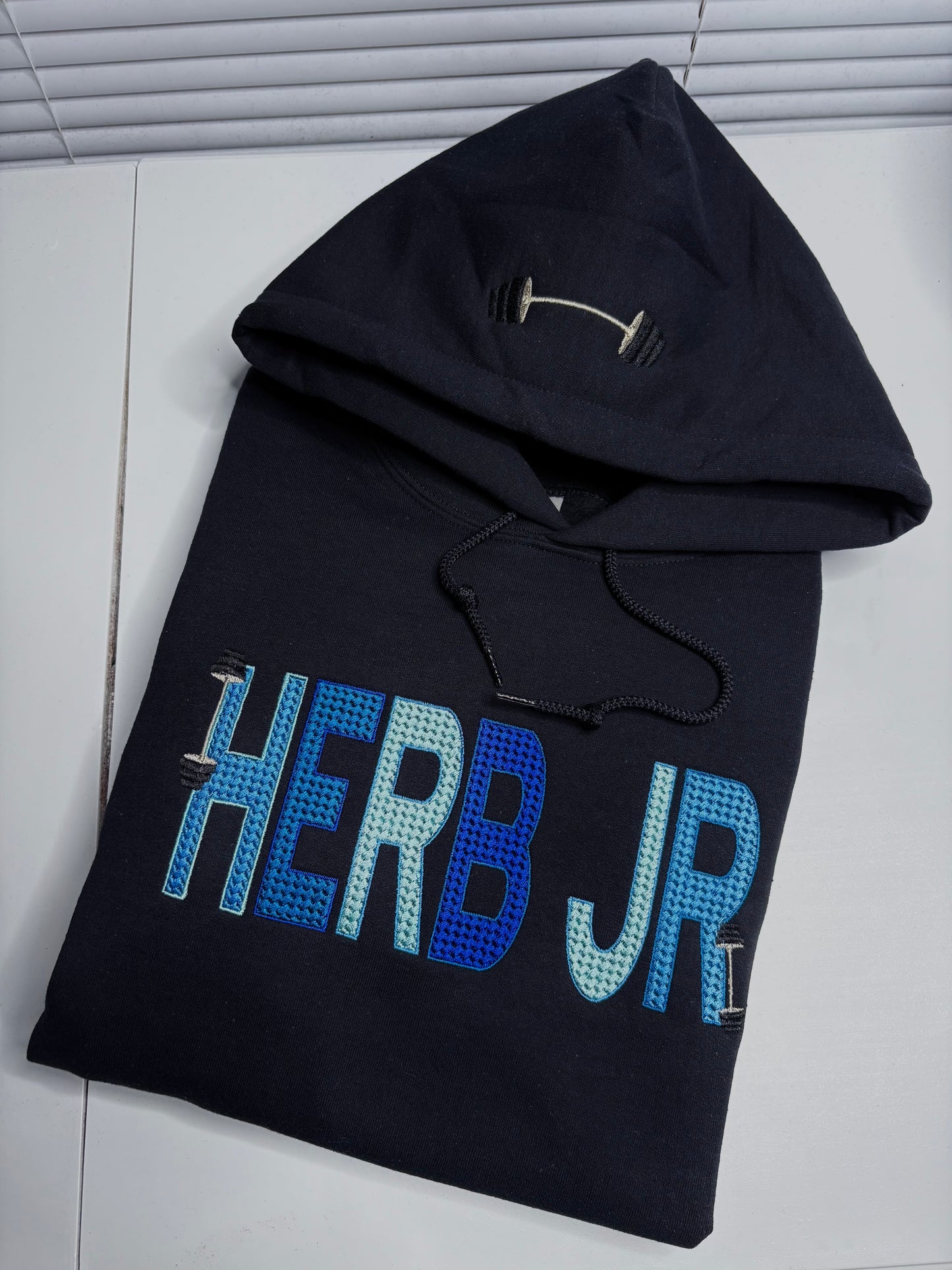 PERSONALIZED TEXTURED WORD SWEATSHIRT