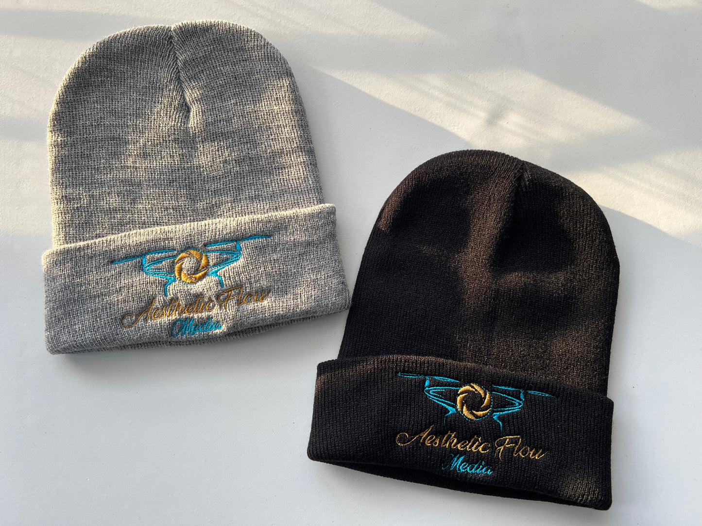 CUSTOM TEXT EMBROIDERED BEANIE
