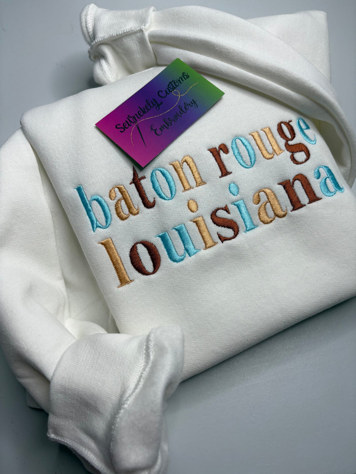 PERSONALIZED CITY AND/OR STATE SWEATSHIRT