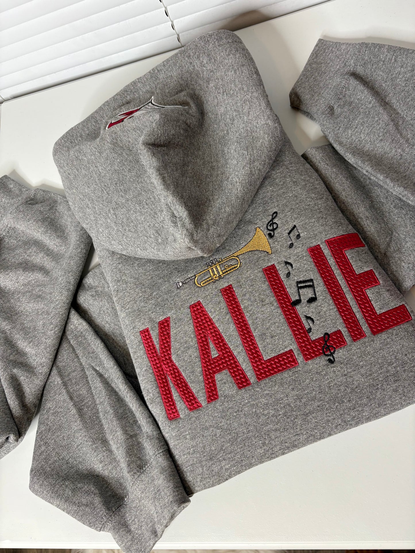PERSONALIZED TEXTURED WORD SWEATSHIRT