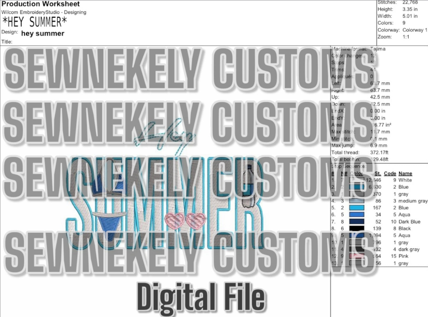 PART 7 Digital Embroidery Design File Products