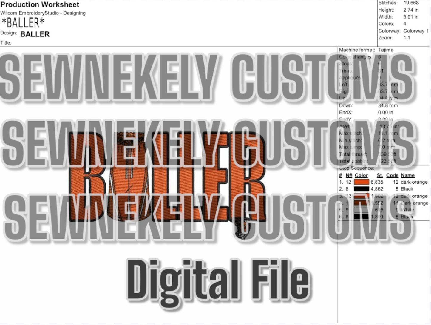 PART 7 Digital Embroidery Design File Products