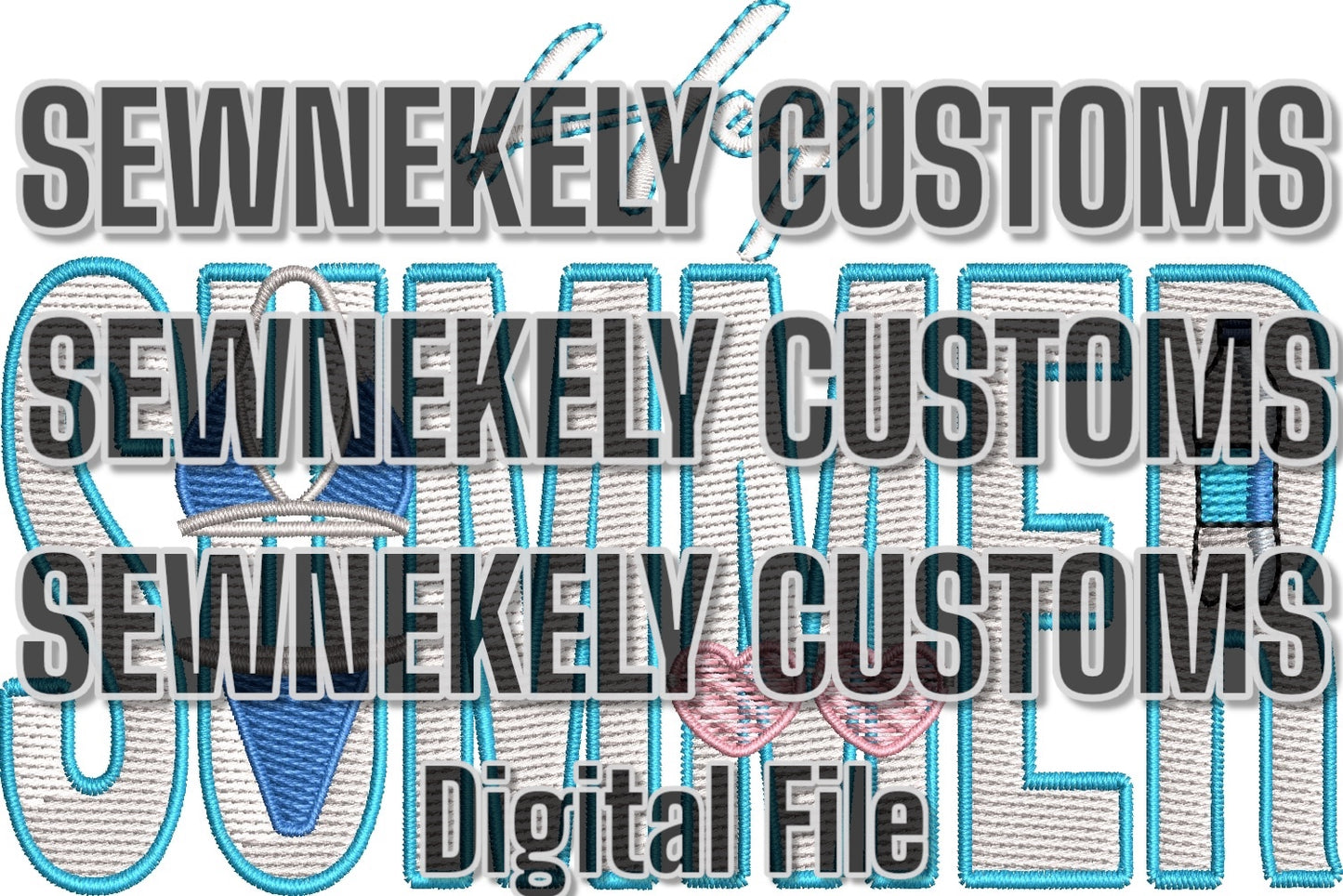 PART 7 Digital Embroidery Design File Products
