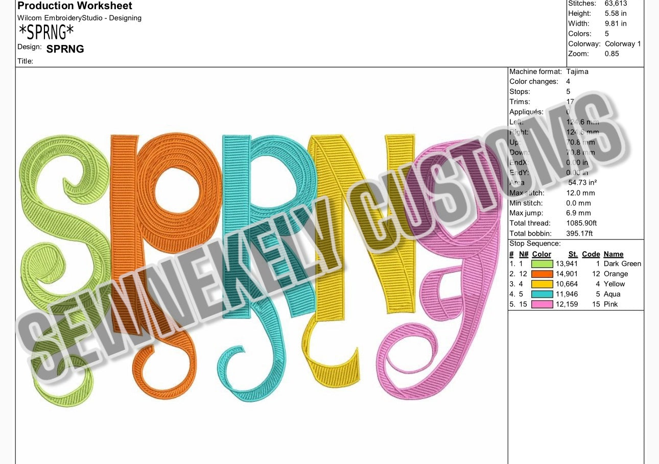 Digital Embroidery Design File Products