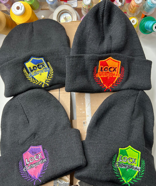 CUSTOM TEXT EMBROIDERED BEANIE