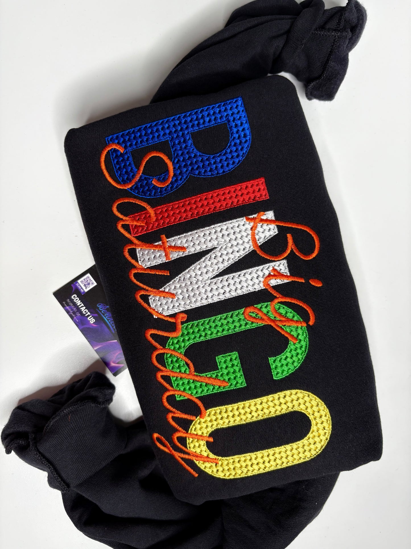PERSONALIZED TEXTURED WORD SWEATSHIRT
