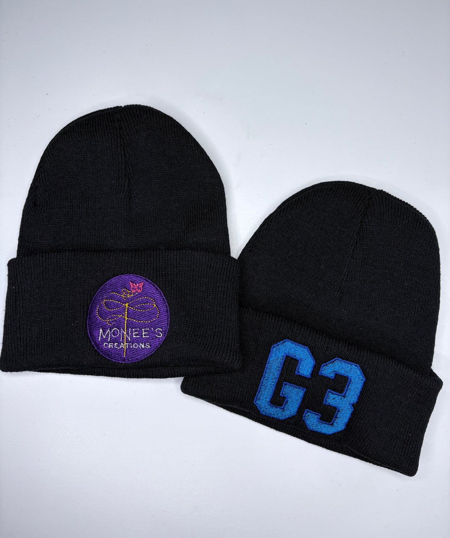 CUSTOM TEXT EMBROIDERED BEANIE