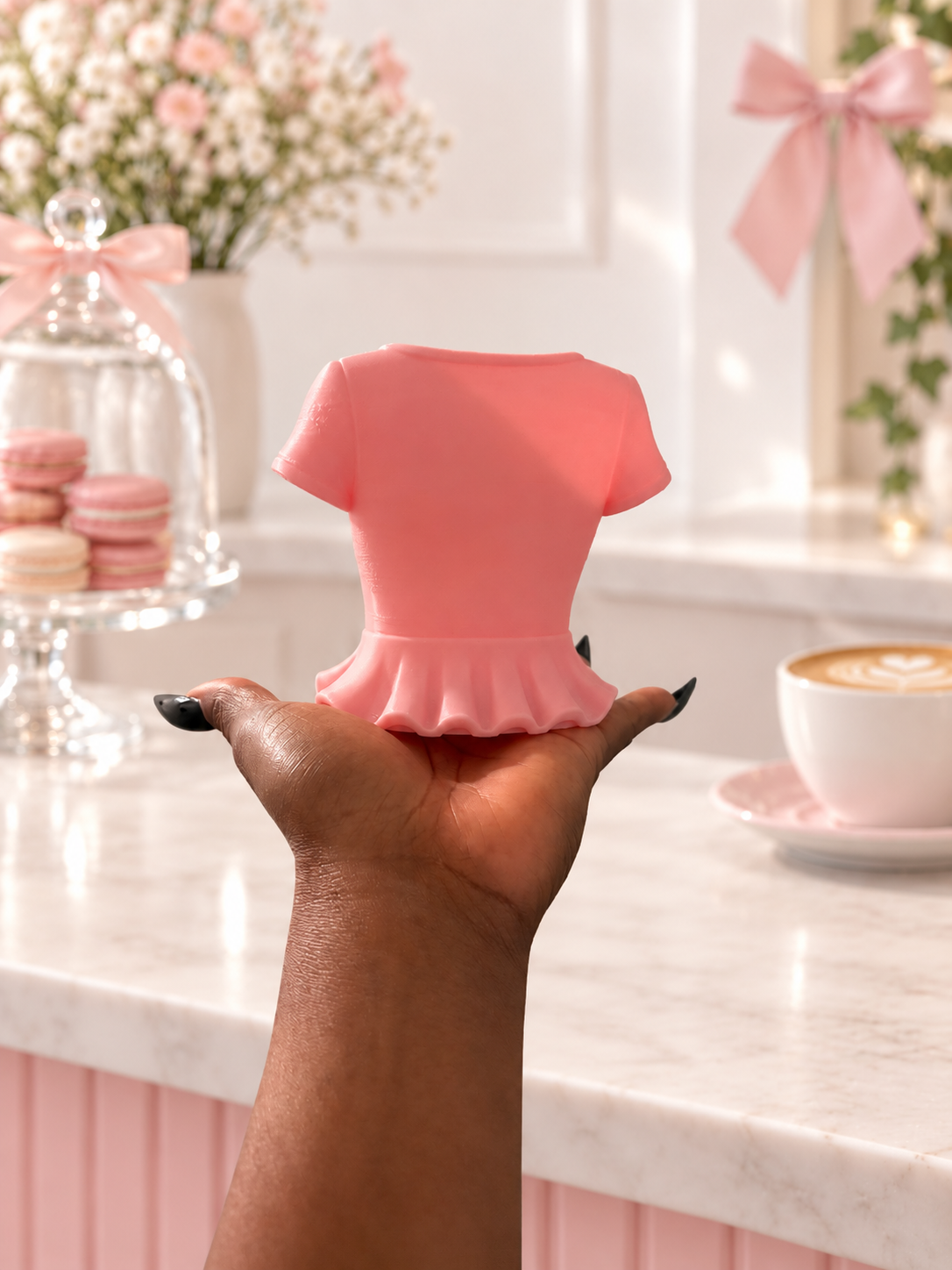 Pretty Pocket Tee Holder 🎀