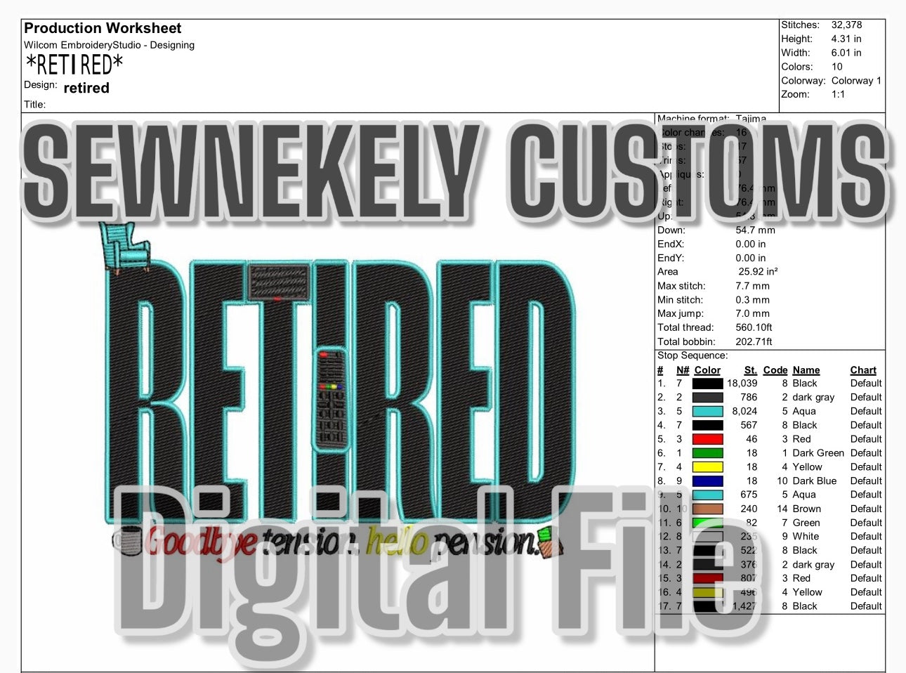 PT 12 Digital Embroidery Design File Products